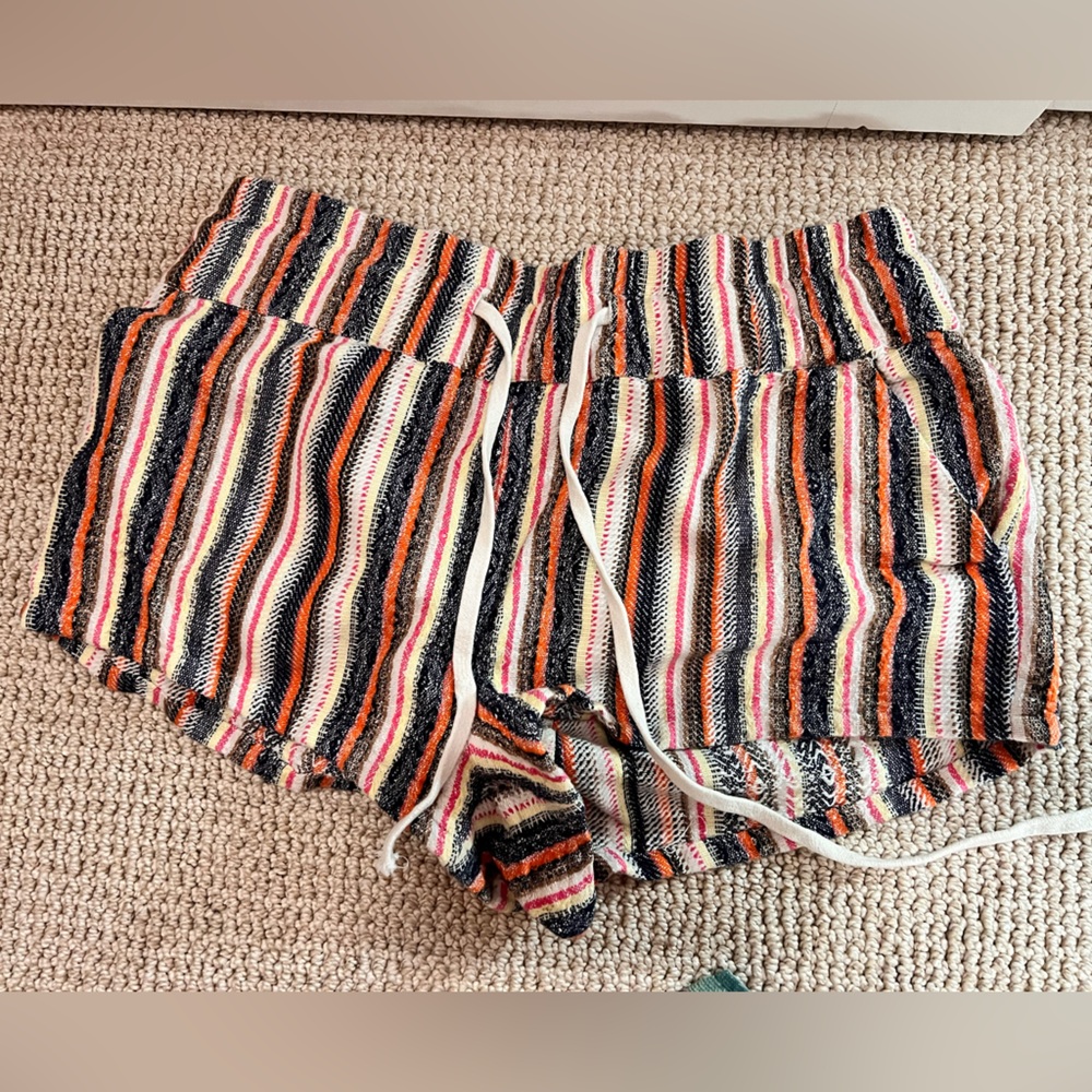 Free People Women’s Striped Shorts